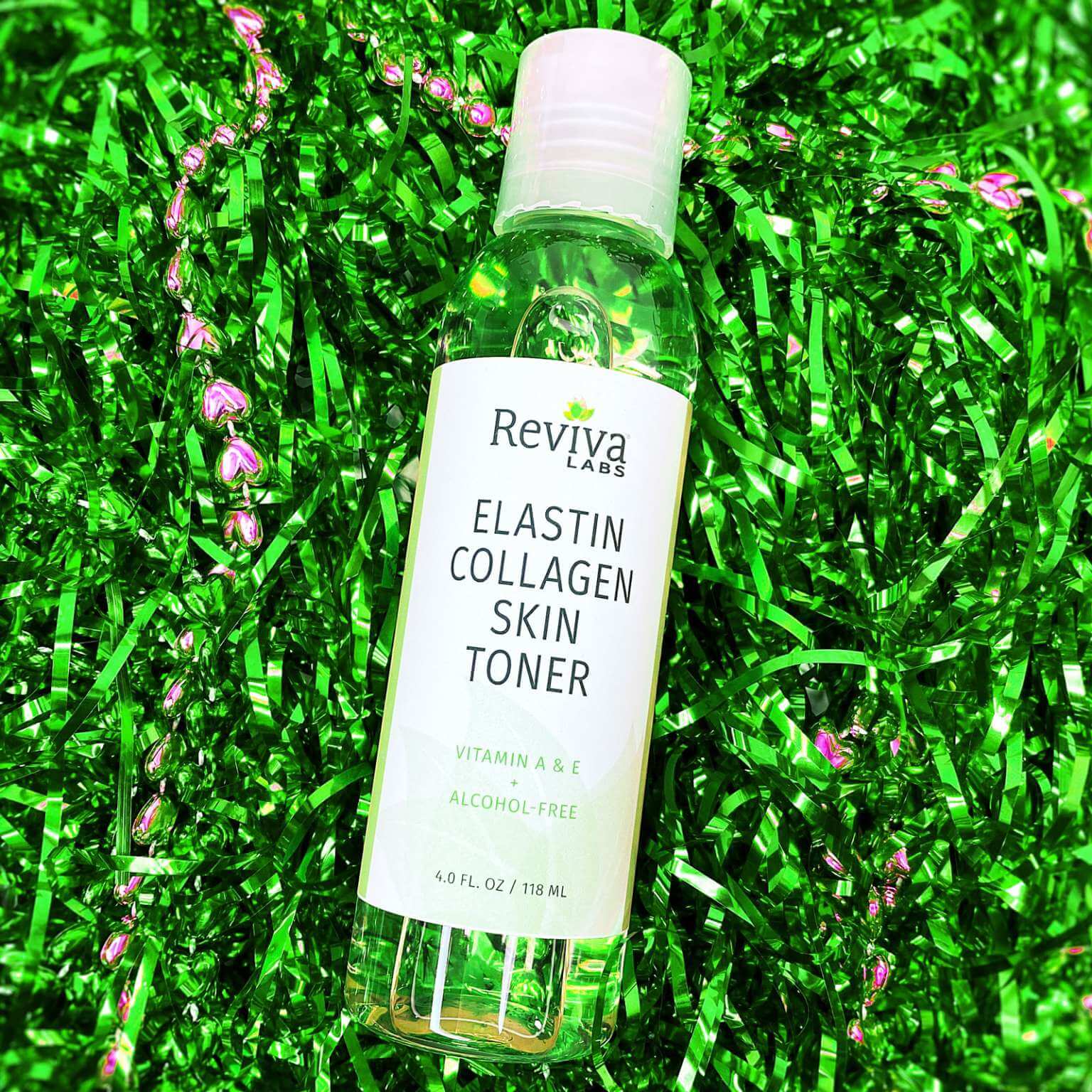 elastin collagen skin toner with vitamin a & e