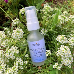 collagen serum in flowers