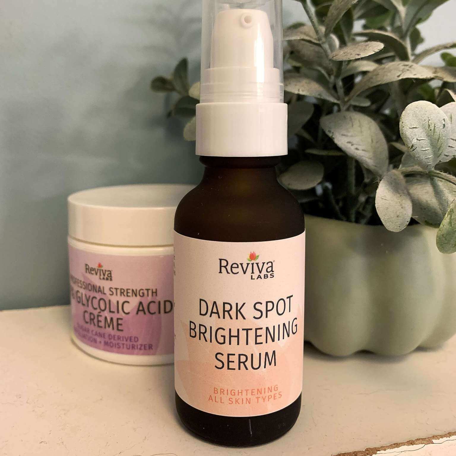 593 Dark Spot Brightening Serum on a shelf