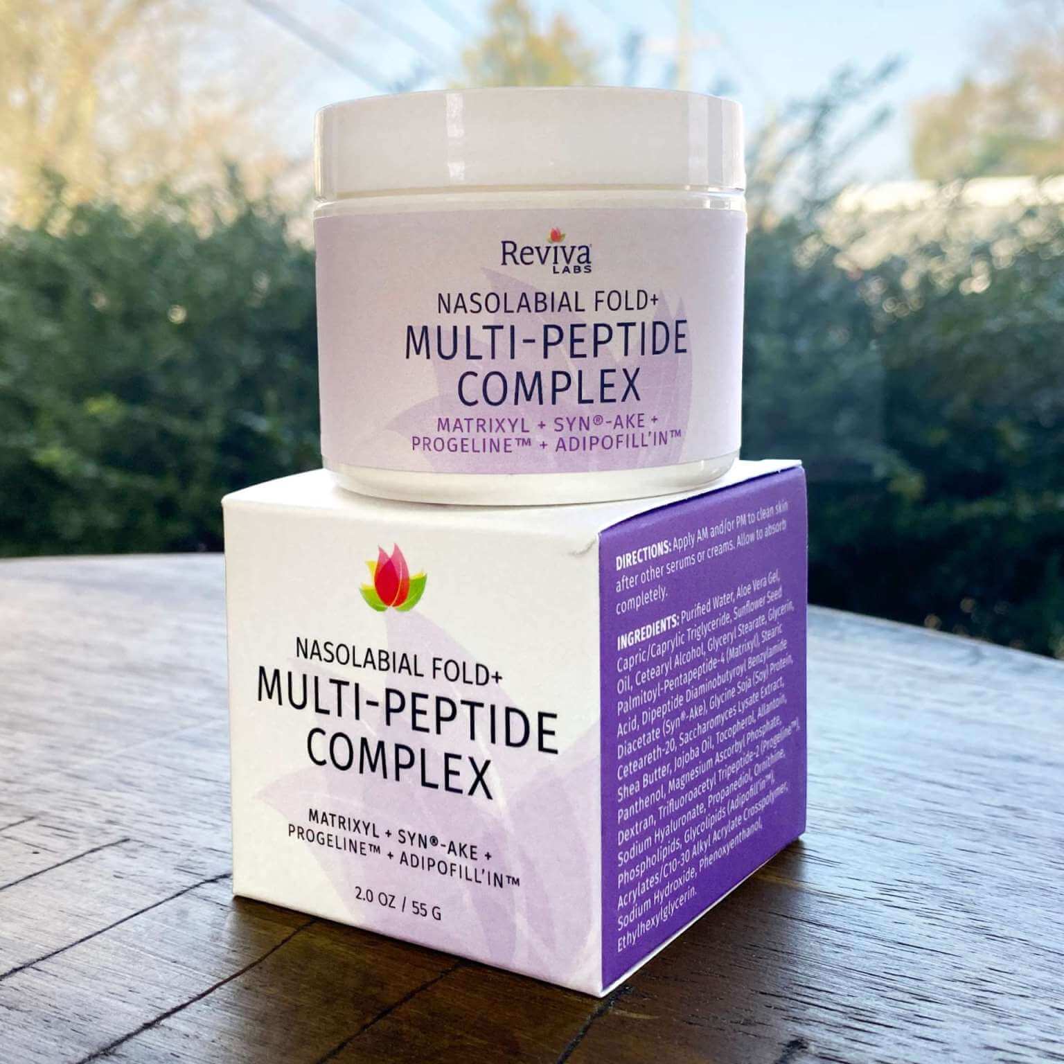 302 multipeptide complex jar and box stacked