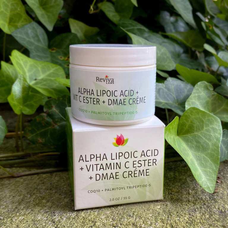 Alpha Lipoic Acid Vitamin C Ester DMAE Créme Reviva Labs