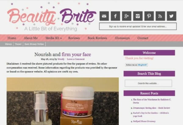 BeautyBrite Reviewer Wendy Nourishes and Firms Her Skin