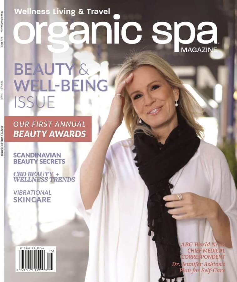 organic spa magazine cover image