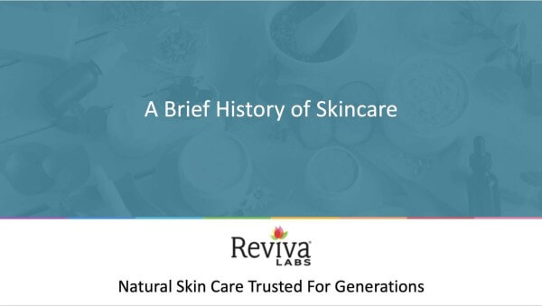 2021 05 May Brief History of Skincare - Webinar May 2021