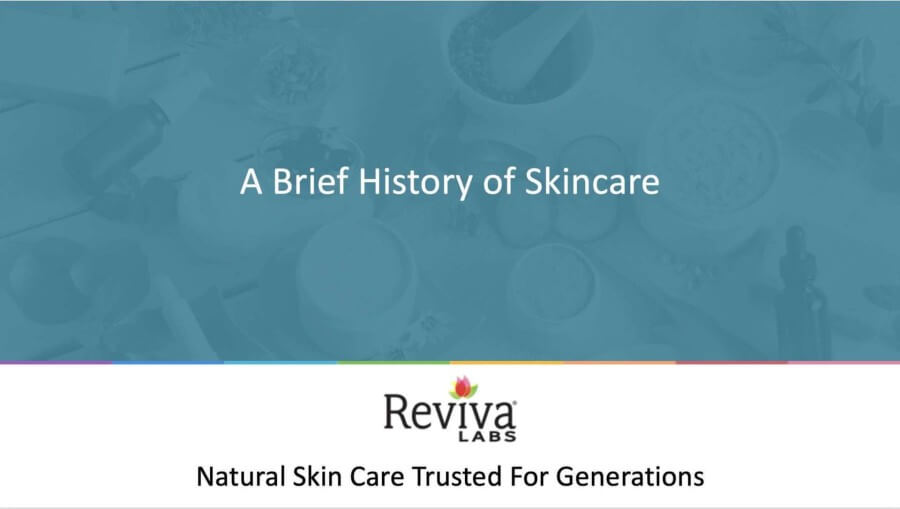 2021 05 May Brief History of Skincare - Webinar May 2021