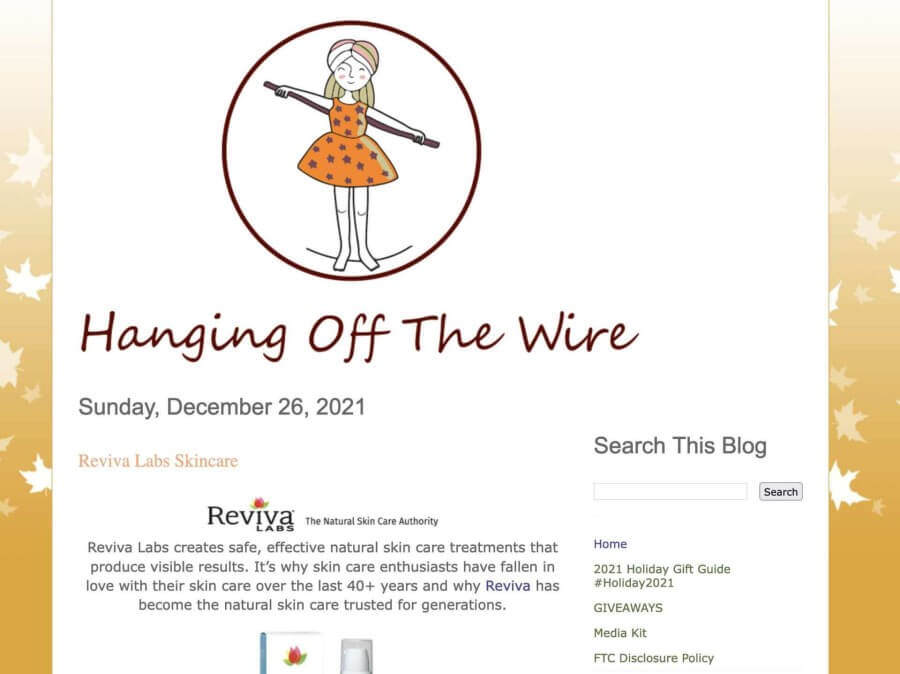 hanging off the wire blog review