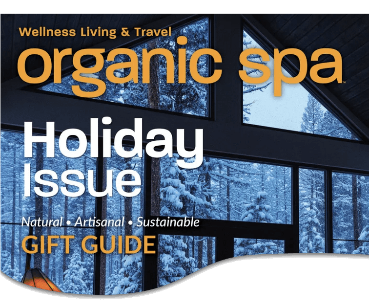 organic spa magazine holiday issue