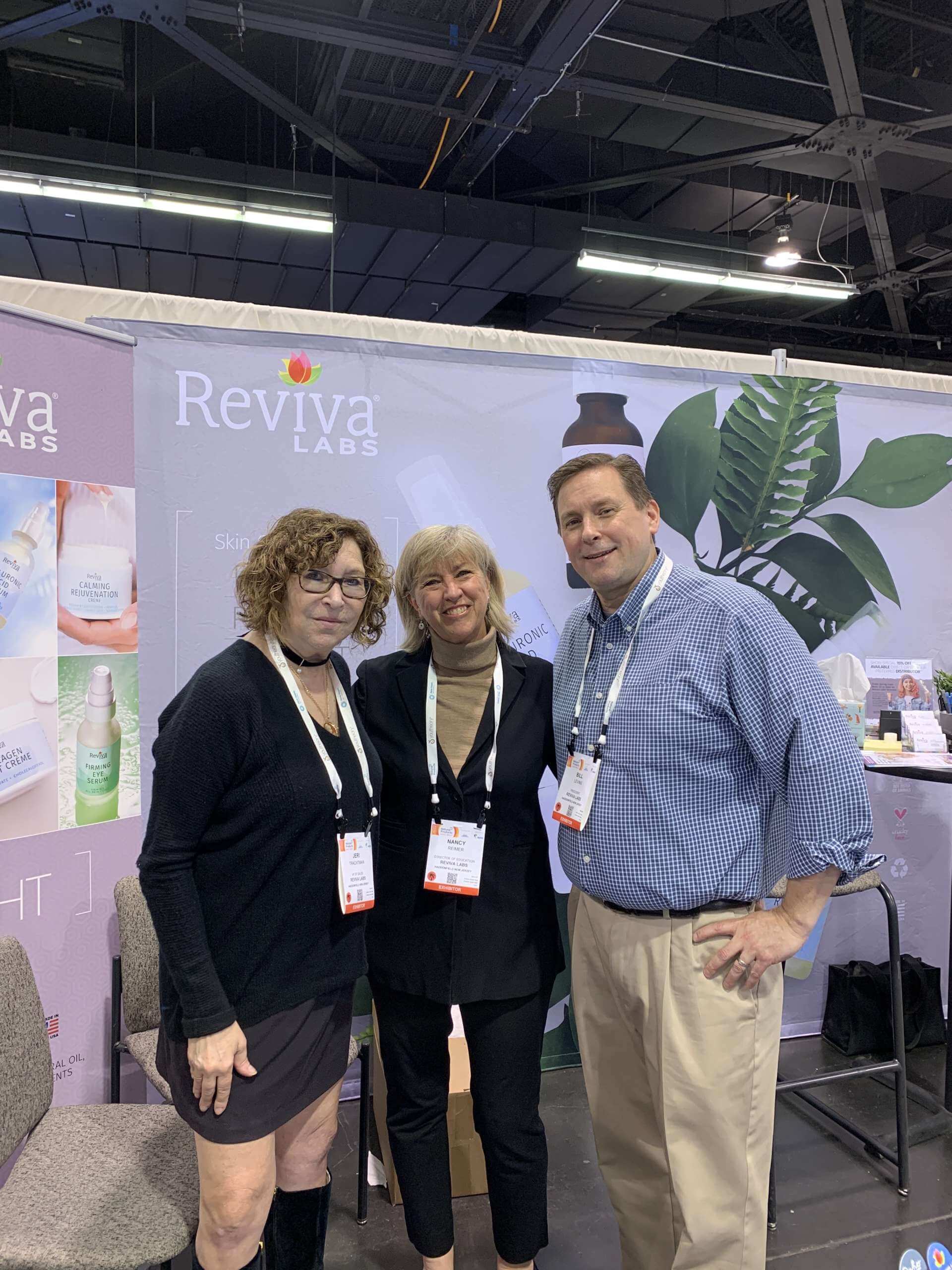 Bill, Jeri, and Nancy at Expo West 2022