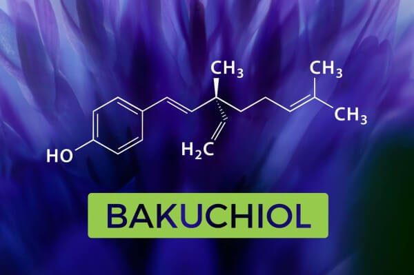 bakuchiol flower and chemical formula