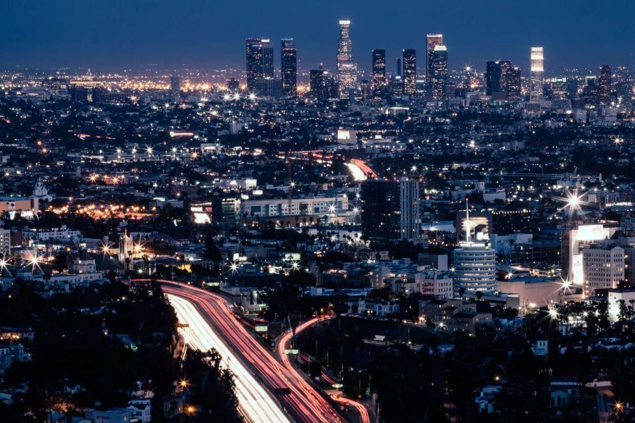 Los Angeles Skyline at Night