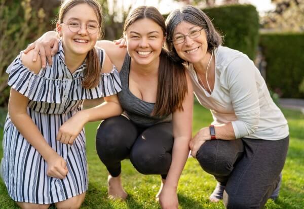 generations grandmother, mother, grand daughter