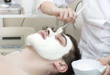 mask application in spa