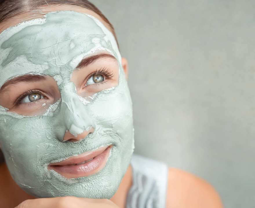 beautiful girl doing facial mask 2021 08 26 18 27 16 utc