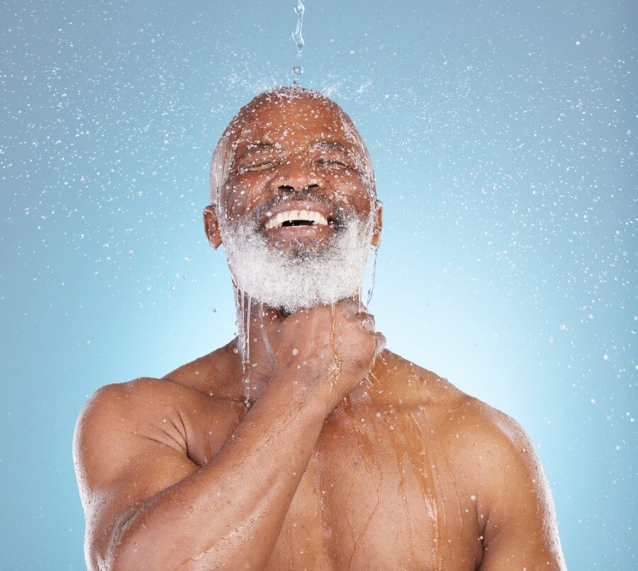 water splash and skincare with black man and show 2023 11 27 05 17 35 utc