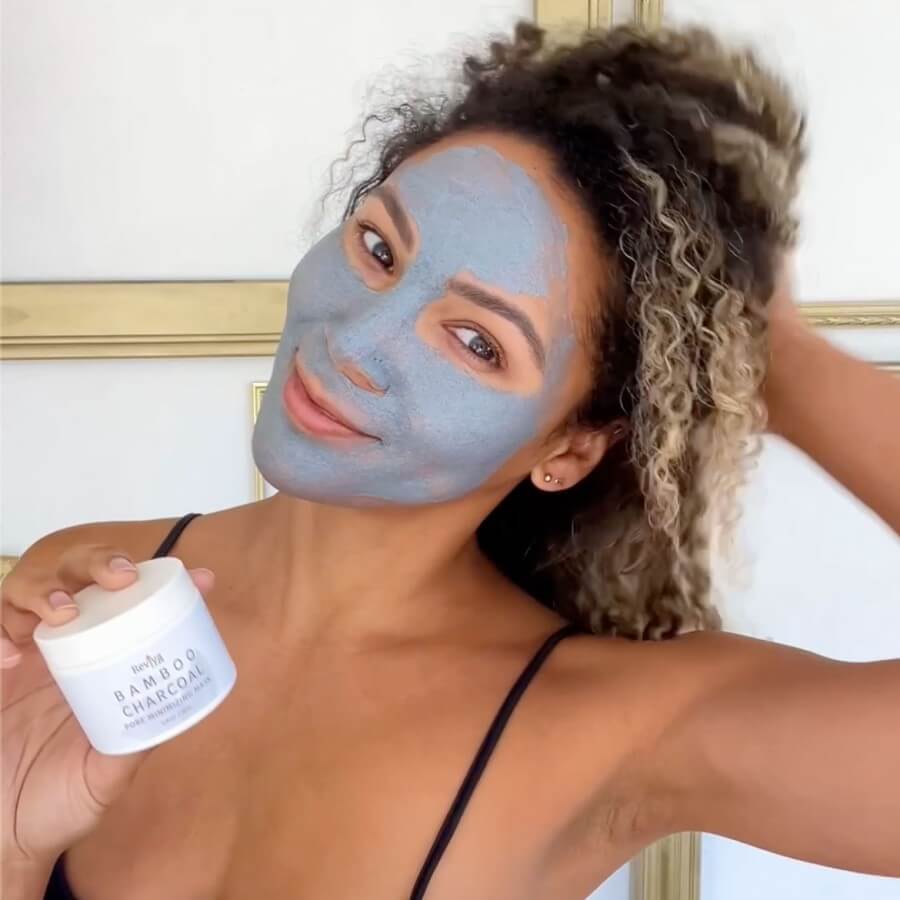 rachel v skincare bamboo charcoal mask by reviva