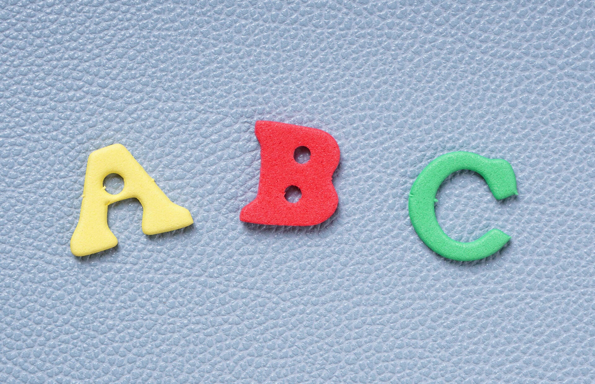 abc in foam rubber letters 2023 11 27 04 51 23 utc