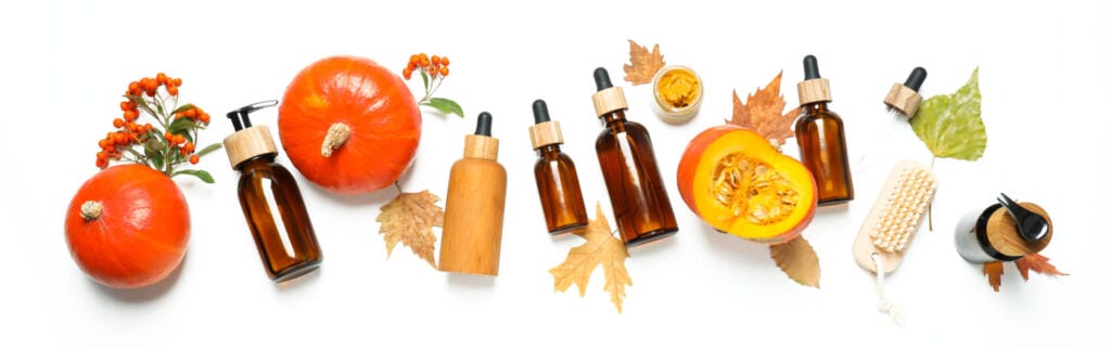 concept of different cosmetic products pumpkin co 2023 11 27 05 08 57 utc