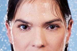 studio portrait of a young woman taking a shower a 2023 11 27 05 02 34 utc