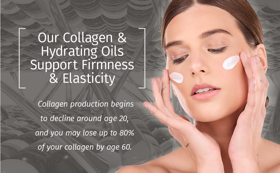 02 collagen night creme collagen and hydrating oils support firmness & elasticity