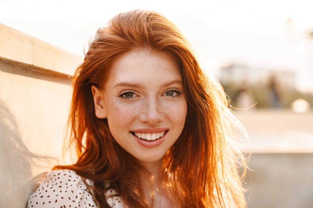 image of cheerful ginger girl smiling and looking 2025 02 16 16 26 00 utc